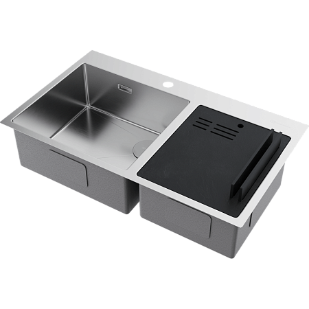 Omoikiri Omoikiri Akisame 86-2 Side-IN нерж. сталь/нержавеющая сталь