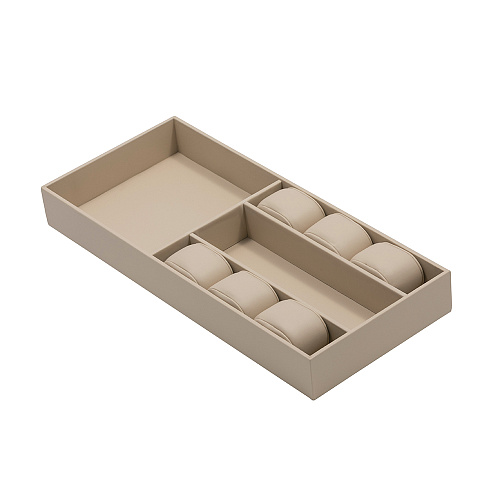 Duslar Duslar Органайзер FOUNDATION для часов и браслетов, бежевый
