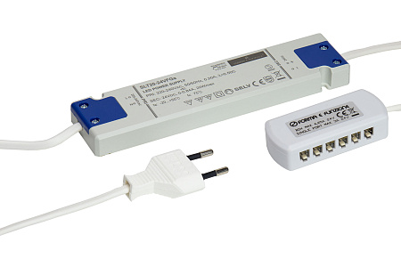 Forma e Funzione Forma e Funzione Трансформатор FORMA E FUNZIONE 24 V, 20 W, подключение максимум 6-ти светильников