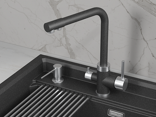 Granula GRANULA 5015, ЧЁРНЫЙ, СМЕСИТЕЛЬ КУХОННЫЙ