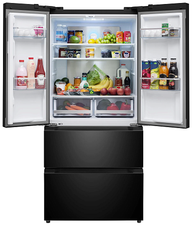 Meferi MFR83BLACK IX TOTAL NO FROST FRENCH DOOR COMFORT