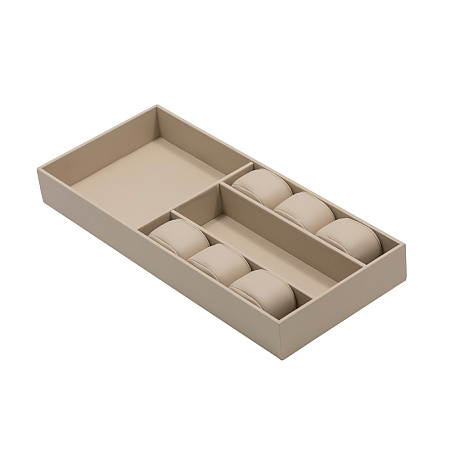 Duslar Duslar Органайзер FOUNDATION для часов и браслетов, бежевый