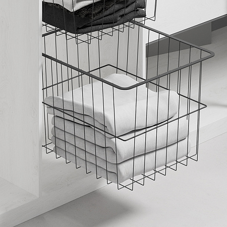 LjM LjM Выдвижная корзина SOFI, ширина 364 мм, высота 362 мм, антрацит