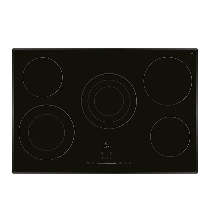 Lex Lex EVH 772A BL панель стеклокерамическая электрическая