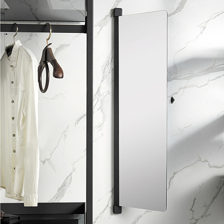 Duslar Duslar Поворотное зеркало LINDA, 312х25х1095 мм, черный