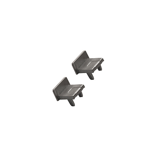 Duslar Duslar Комплект заглушек для профиля DLIGHT RUT, антрацит