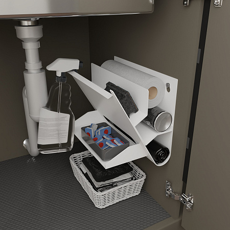 Duslar Duslar Держатель MULTI для хозяйственных принадлежностей, белый