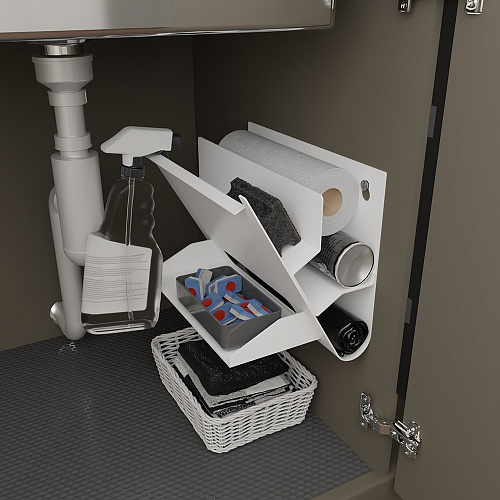 Duslar Duslar Держатель MULTI для хозяйственных принадлежностей, белый