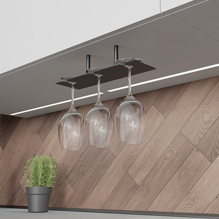 Duslar Duslar Держатель AIR для бокалов, длина 320 мм, черный