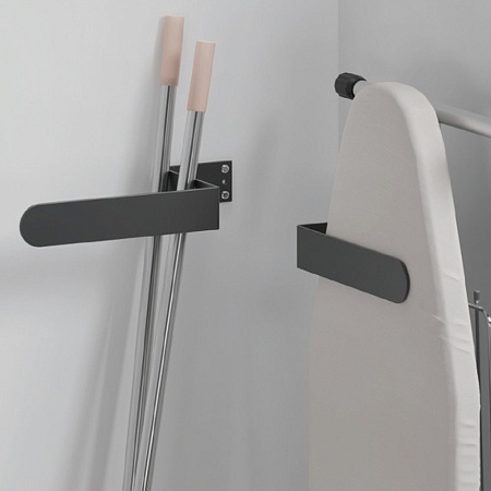 Duslar Duslar Многофункциональный держатель HOLDER для фиксации хозяйственных принадлежностей, антрацит