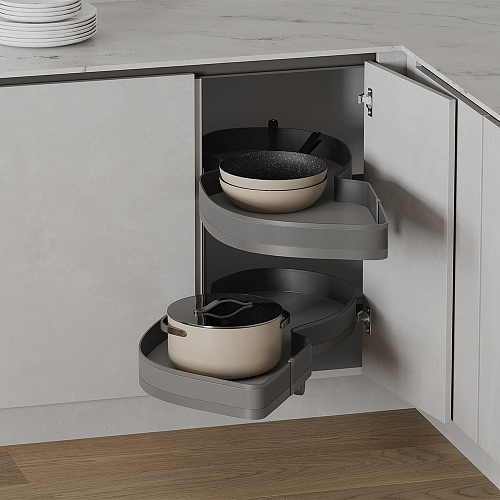 Duslar Duslar Карусель TITAN, распашной фасад 450 мм, левая, антрацит