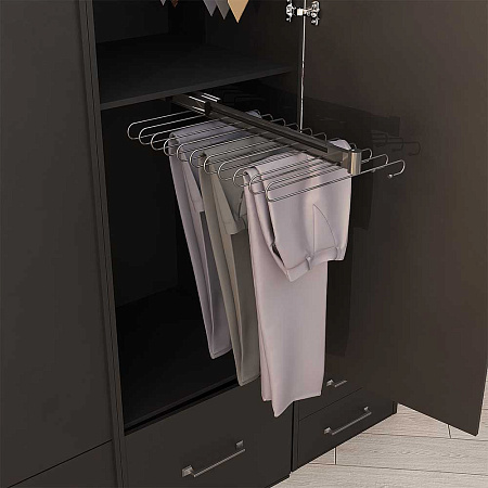 Duslar Duslar Выдвижная брючница DOVE, ширина 340 мм, хром