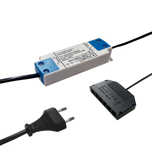 DLIGHT Трансформатор DLIGHT, 12 V, 15 W, подключение максимум 6-ти светильников