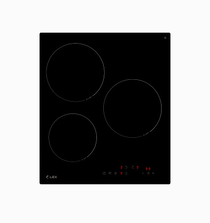 Lex Lex EVH 4030 BL панель стеклокерамическая электрическая