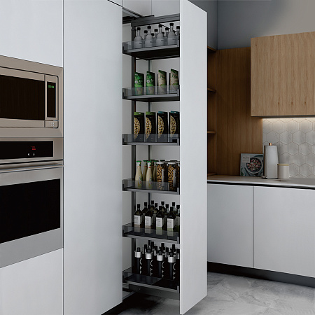 Duslar Duslar Система MATRIX, выдвижной фасад 250 мм, высота 1659-2059 мм, антрацит