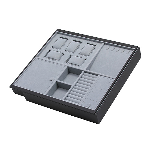 Duslar Duslar Телескопический органайзер SOUL для украшений и часов, антрацит/серый