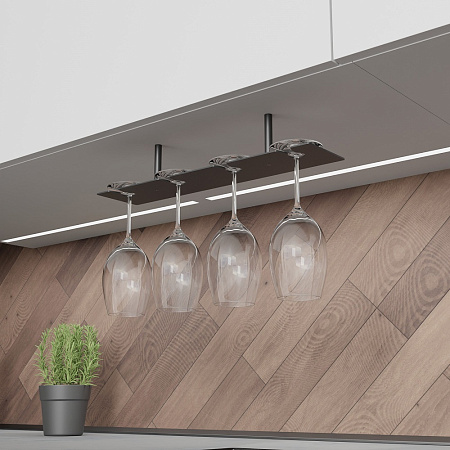 Duslar Duslar Держатель AIR для бокалов, длина 430 мм, черный