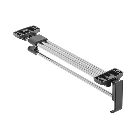 Duslar Duslar Выдвижная штанга FOKS для одежды, длина 455 мм, хром/черный