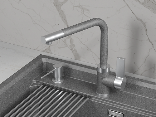 Granula GRANULA 5504, ГРАФИТ, СМЕСИТЕЛЬ КУХОННЫЙ