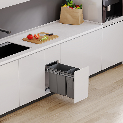 Duslar Duslar Система сортировки HARRY 30 л, выдвижной фасад 300 мм, серый