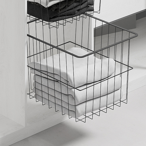 LjM LjM Выдвижная корзина SOFI, ширина 464 мм, высота 362 мм, антрацит