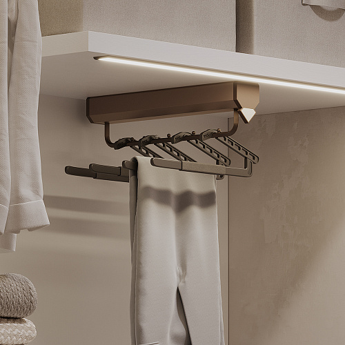 Duslar Duslar Вешалка RAMINA для брюк и юбок, длина 320 мм, коричневый