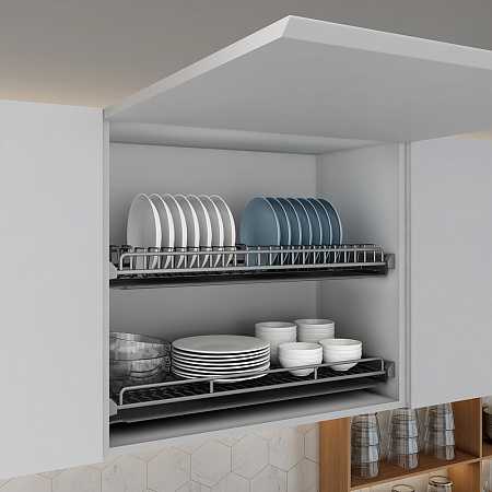 Duslar Duslar Сушка FISSO в верхнюю секцию, распашной фасад 700 мм, антрацит