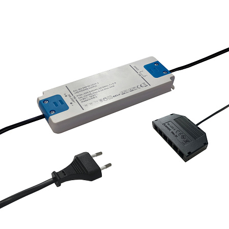 DLIGHT Трансформатор DLIGHT, 12 V, 50 W, подключение максимум 6-ти светильников