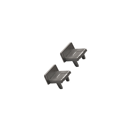 Duslar Duslar Комплект заглушек для профиля DLIGHT RUT, антрацит