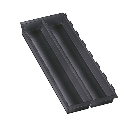 NinkaPlast NinkaPlast Лоток CUISIO PRO для столовых приборов, 185х473х55 мм, черный
