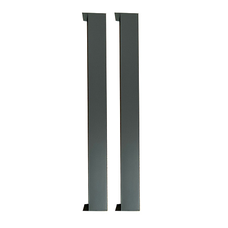 Duslar Duslar Декоративные накладки на направляющие для корзины и сушки MATRIX, 2 шт., антрацит