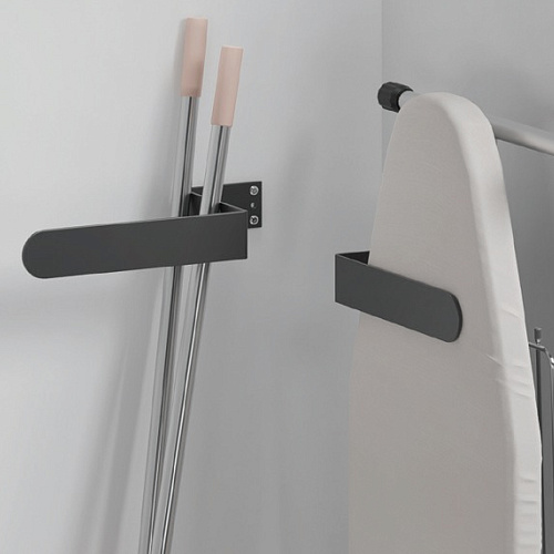 Duslar Duslar Многофункциональный держатель HOLDER для фиксации хозяйственных принадлежностей, антрацит