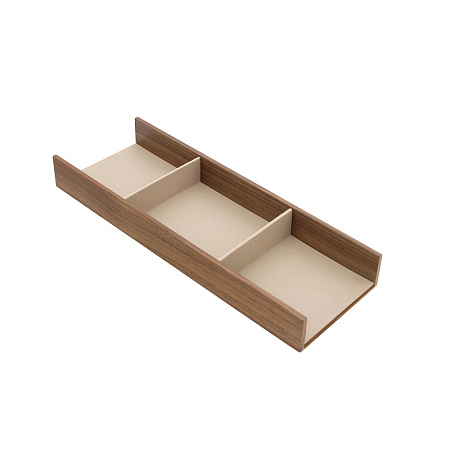 Duslar Duslar Органайзер FOUNDATION WOOD для галстуков и ремней, орех/бежевый