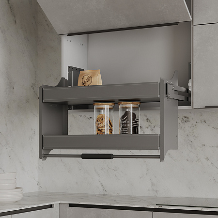 Duslar Duslar Выдвижная система TITAN в верхнюю секцию, фасад 600 мм, антрацит