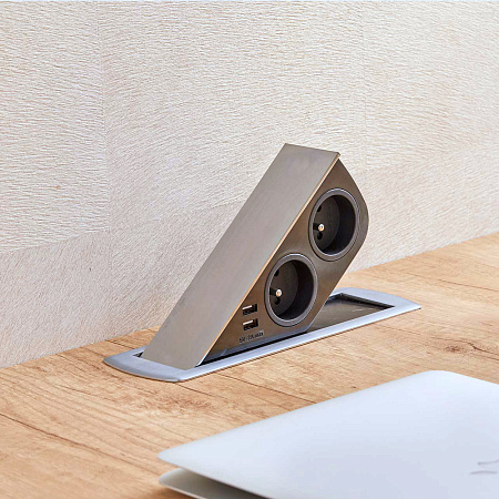 SFL SFL Розетка CIZO, врезная, нержавеющая сталь