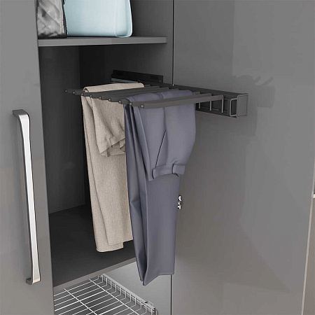 Duslar Duslar Выдвижная брючница SALLY, ширина 360 мм, правая, антрацит