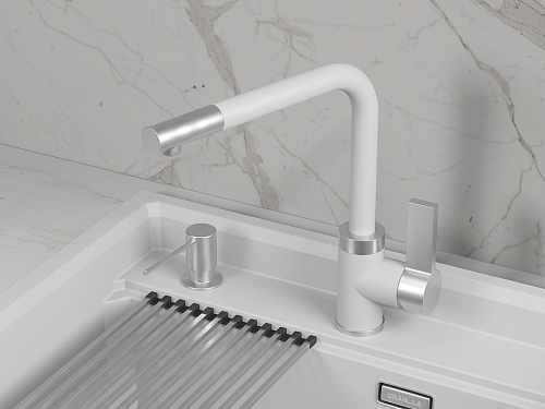 Granula GRANULA 5504, АРКТИК (БЕЛЫЙ), СМЕСИТЕЛЬ КУХОННЫЙ