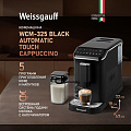 Weissgauff Weissgauff WCM-325 Black Automatic Touch Cappuccino