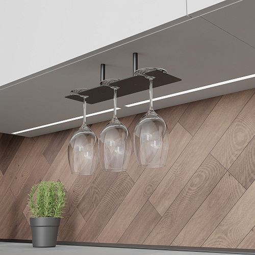 Duslar Duslar Держатель AIR для бокалов, длина 320 мм, черный