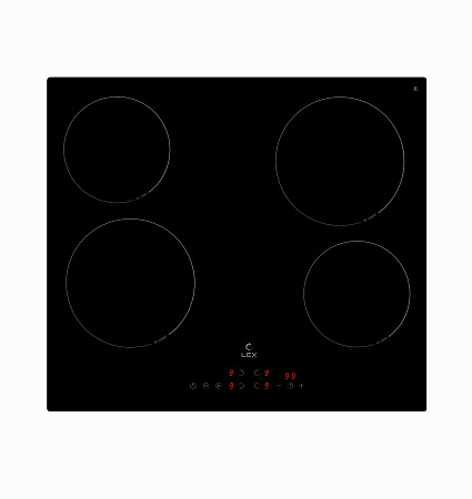 Lex Lex EVH 6040B BL панель стеклокерамическая электрическая