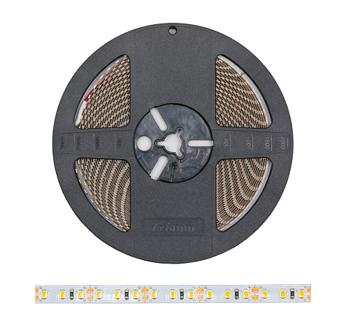 DLIGHT Светодиодная лента DLIGHT, ширина 8 мм, длина 10000 мм, 120 led/м, 12 V, 9.6 W/м, теплый (3000K)