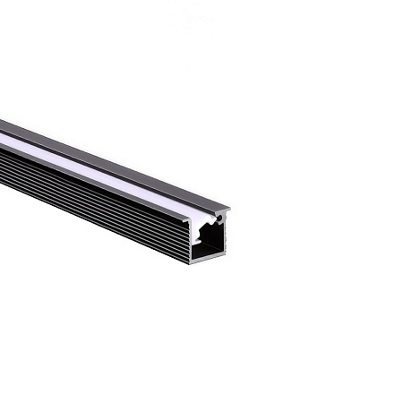 Duslar Duslar Комплект из алюминиевого профиля и рассеивателя DLIGHT TEC, врезной, длина 3000 мм, антрацит/белый