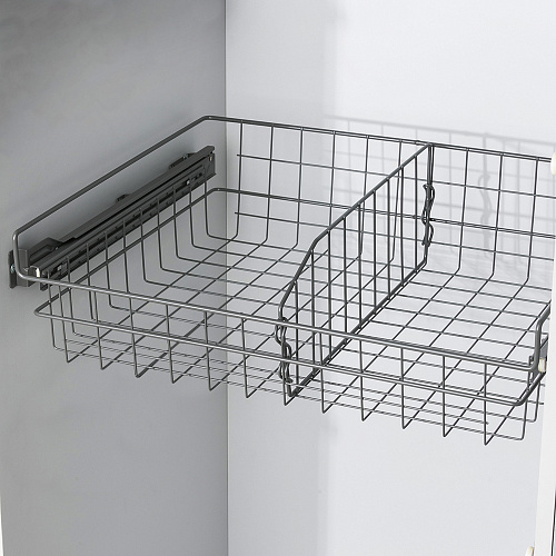 LjM LjM Выдвижная корзина KATRIN с разделителем, ширина 968 мм, высота 140 мм, антрацит