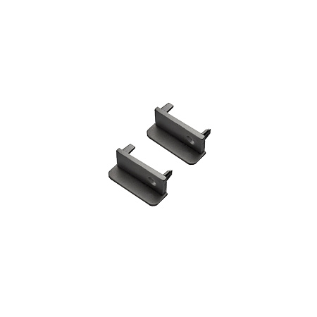 Duslar Duslar Комплект заглушек для профиля DLIGHT CUT, антрацит