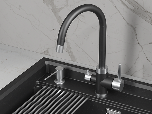 Granula GRANULA 5169, ШВАРЦ, СМЕСИТЕЛЬ КУХОННЫЙ