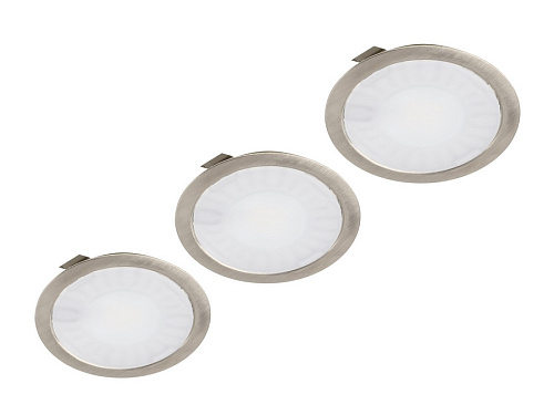 Forma e Funzione Forma e Funzione Комплект из трансформатора и 3-х врезных светодиодных светильника SUN, 24V, дневной, сталь