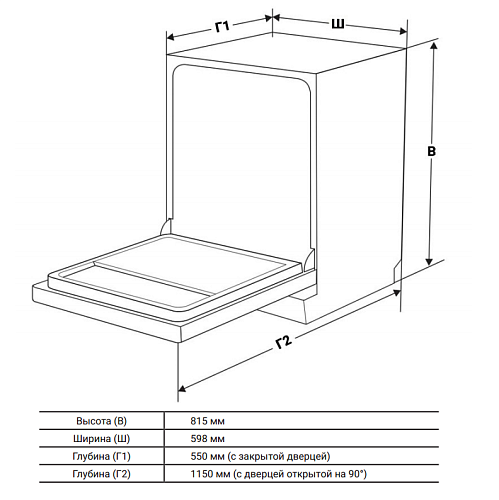 Weissgauff Weissgauff BDW 6136 D Inverter Autoopen Timer Floor
