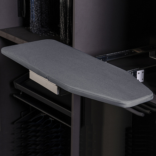 Duslar Duslar Гладильная доска HART, поворотная с креплением к полке, серый