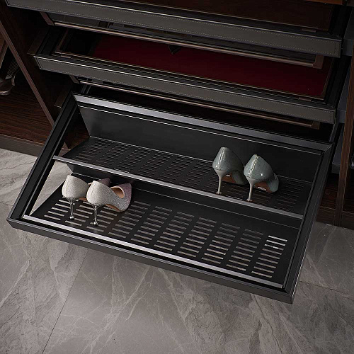 Duslar Duslar Выдвижная обувница PLANE ULTRA, ширина 864-868 мм, антрацит