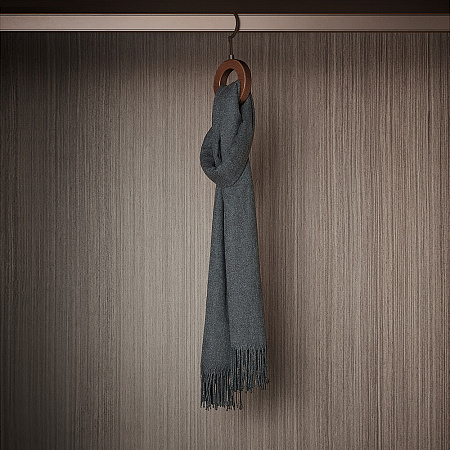 Duslar Duslar Вешалка ELLE с держателем для платков и шарфов, орех